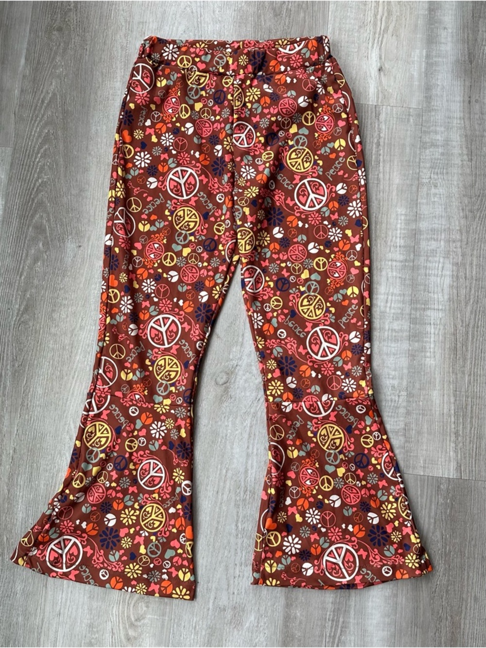 Peace Flare Leggings